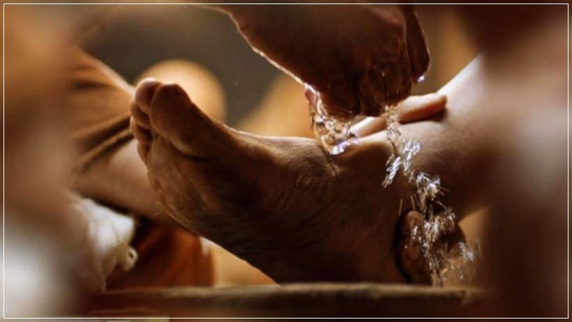 Lavado de pies Jesús