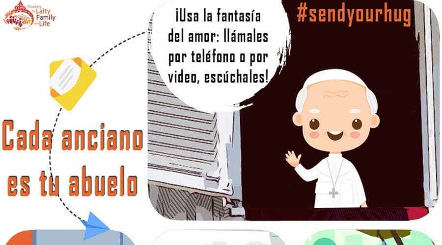 En este momento estás viendo El Vaticano lanza la campaña “Cada anciano es tu abuelo” inspirada en las palabras de Papa Francisco